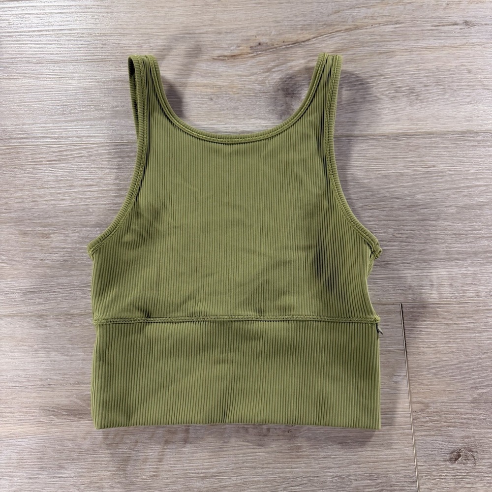 Lululemon Light Green Power Pivot Tank Top Size 2